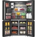 Hisense RQ760N4IFE dviduris šaldytuvas-šaldiklis Pastatomi 577 L Juoda