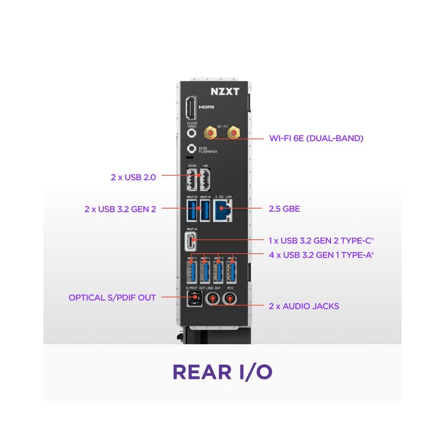 NZXT N7 B850 AMD B850 AM5 lizdas ATX – 4