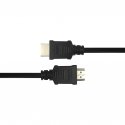Deltaco 100001 HDMI kabelis 0,5 m HDMI Type A (Standard) Melns Deltaco 100001 HDMI kabelis 0,5 m HDMI Type A (Standard) Melns