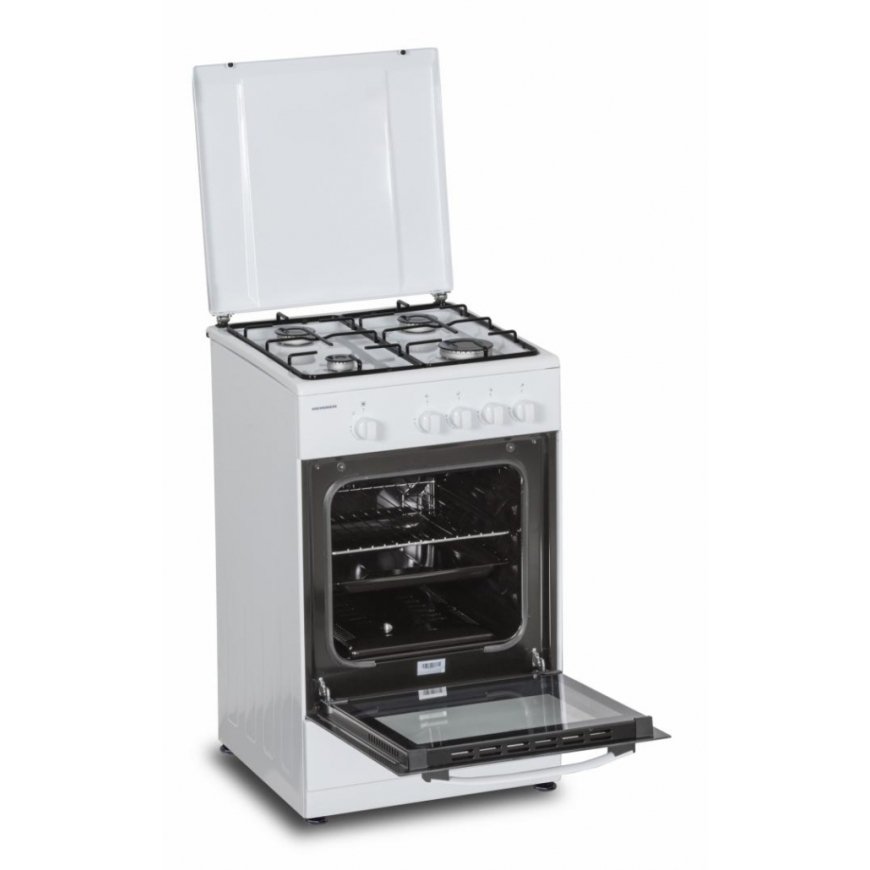 Heinner HFSC-SME50WH pliit Eraldiseisev pliit Gaas Valge – 4