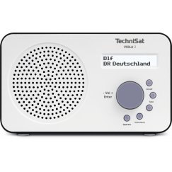 TechniSat 0000/3906 radio Pārnesams Digitāls Melns, Balts