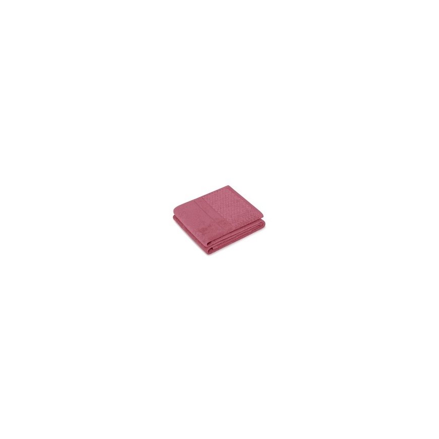 RESTILO towel MARINA, red color, classic style, material - textile, cotton, 50x100. – 2