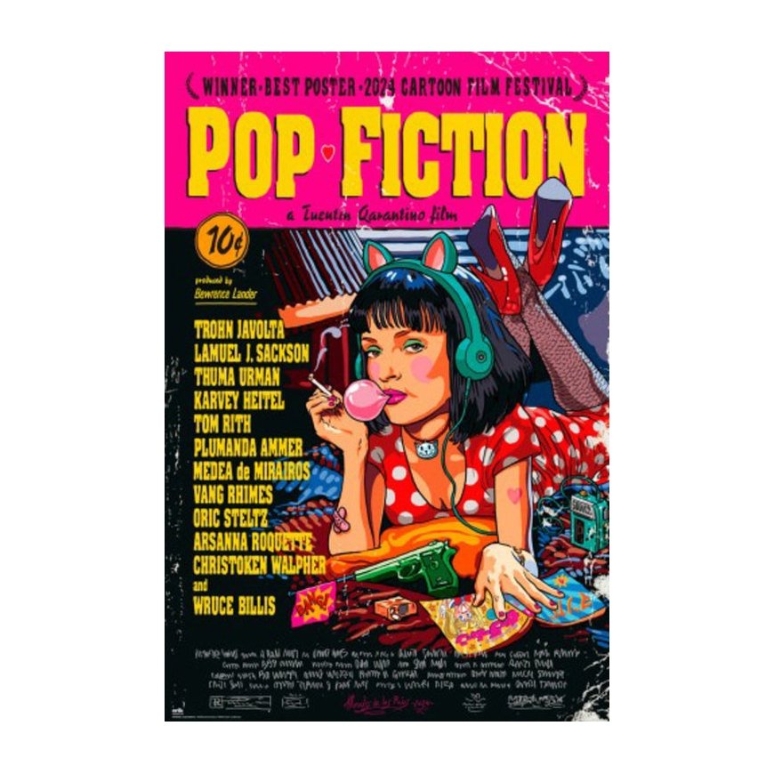ERIK Pop Fiction poster – 2