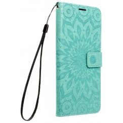 Forcell Oem MEZZO чехол для книг, предназначенный для Samsung Galaxy S22, мандала зеленого цвета.