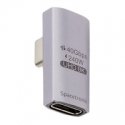 Spacetronik USB-C ir USB-C USB4 8K 90 laipsnių adapteris SPU-A21 Spacetronik USB-C ir USB-C USB4 8K 90 laipsnių adapteris SPU-A21