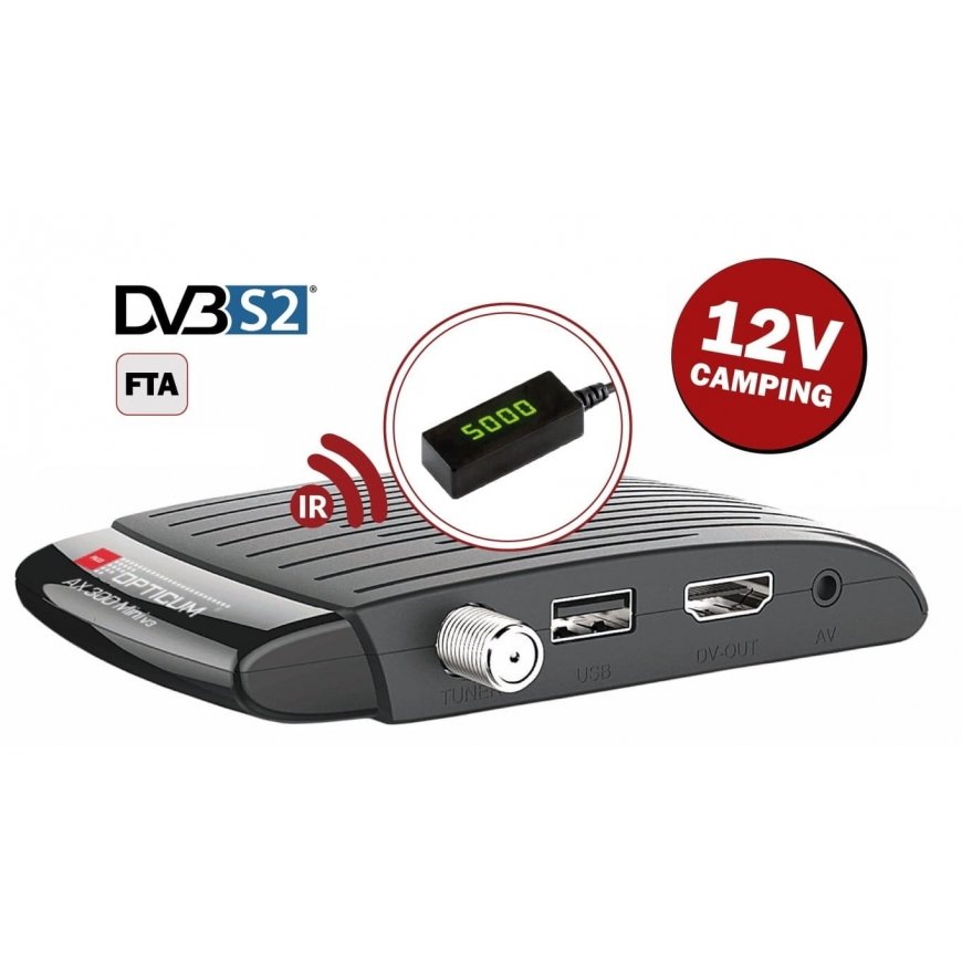 Opticum Raudona AX 300 mini PVR DVB-S2