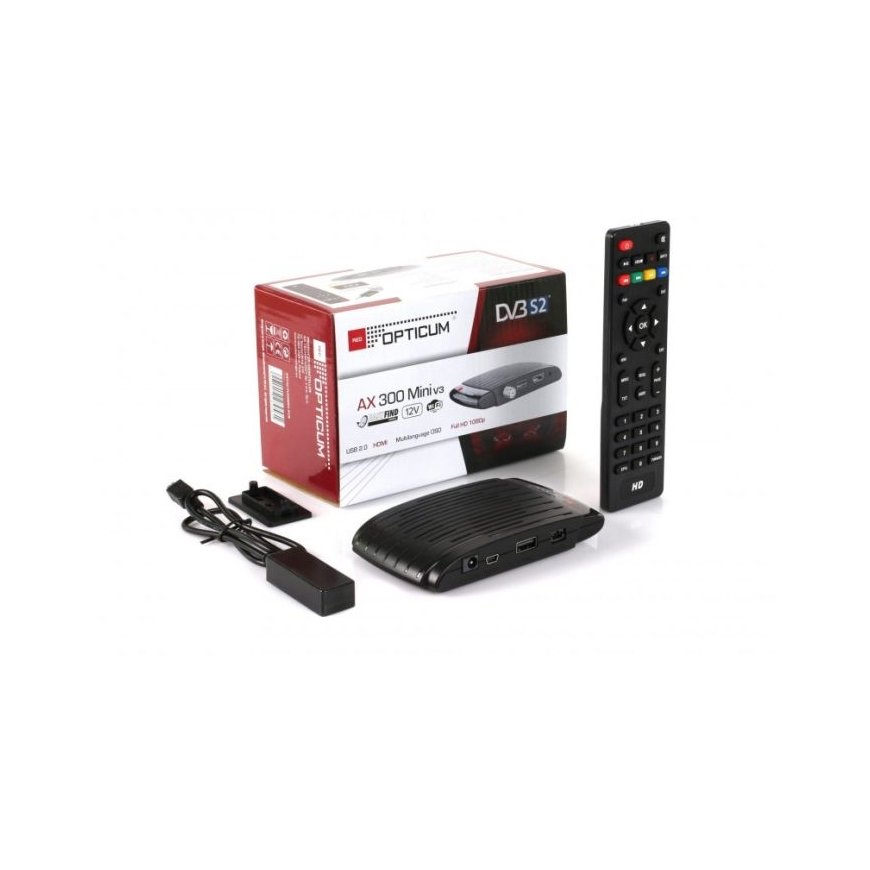 Opticum Raudona AX 300 mini PVR DVB-S2 – 2