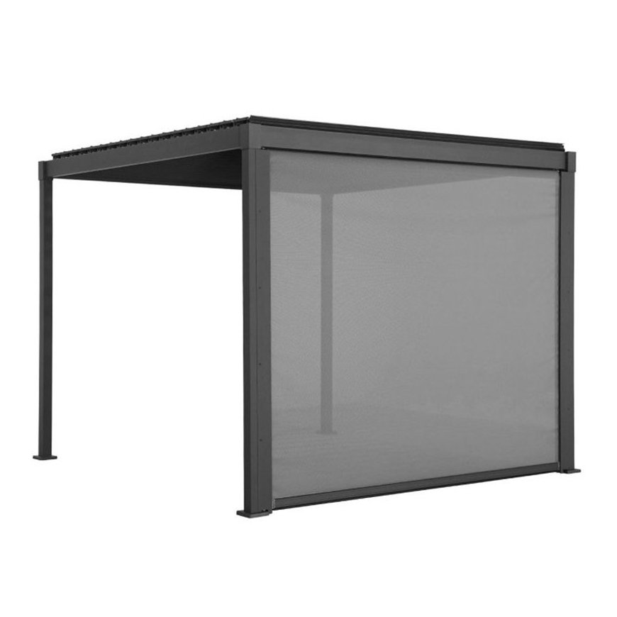 Жалюзийная стенка для беседки MIRADOR-80/88, темно-серая – 2