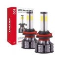 LED Bulbs F25 Silver FULL CANBUS H8/H9/H11/H16 62W 12V 24V AMIO-04705