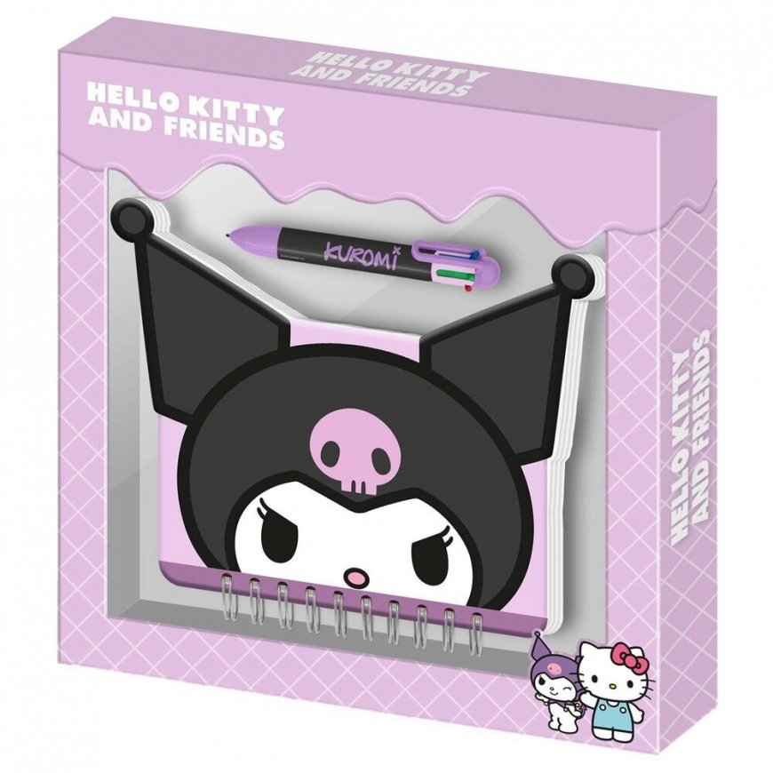 Karactermania Дневник Kuromi и ручка Hello Kitty и друзья – 2