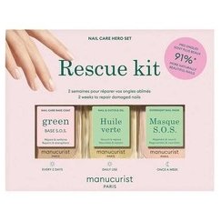 Manucurist Nails Care Set "Rescue Kit", 3 x 15 ml