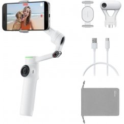 Insta360 Flow 2 Pro AI Tracker Bundle (Summit White) Išmaniojo telefono kameros stabilizatorius Pilka