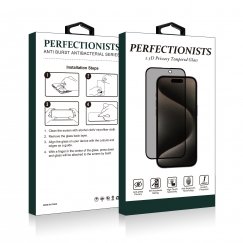 LCD Protection Glass 2.5D Privacy Perfectionists for Apple iPhone 13/13 Pro/14/16e Black