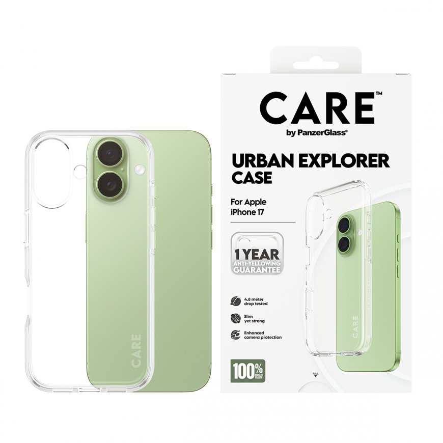 PanzerGlass CARE™ by ® Urban Explorer Case Transparent iPhone 17 – 2