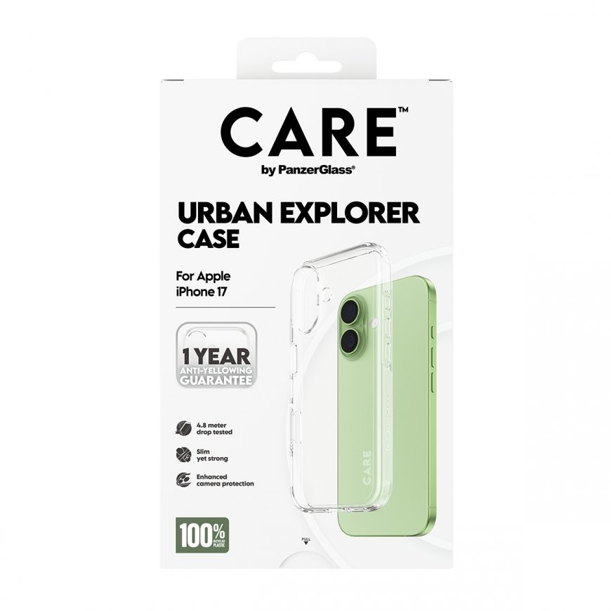 PanzerGlass CARE™ by ® Urban Explorer Case Transparent iPhone 17 – 3