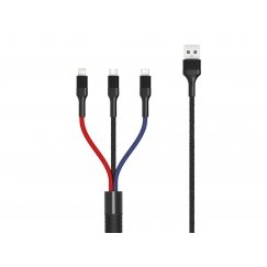 USB-кабель Ugreen 2-в-1 USB-C кабель - 2xUSB-C PD 140W 2м - черный