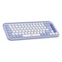 Logitech 920-013074 klaviatūra Universalus „Bluetooth“ QWERTY JAV tarptautinė versija Alyvų, Balta