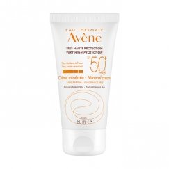 Avene Mineral Cream SPF 50+ Aurinkorasva Kasvot Aikuiset
