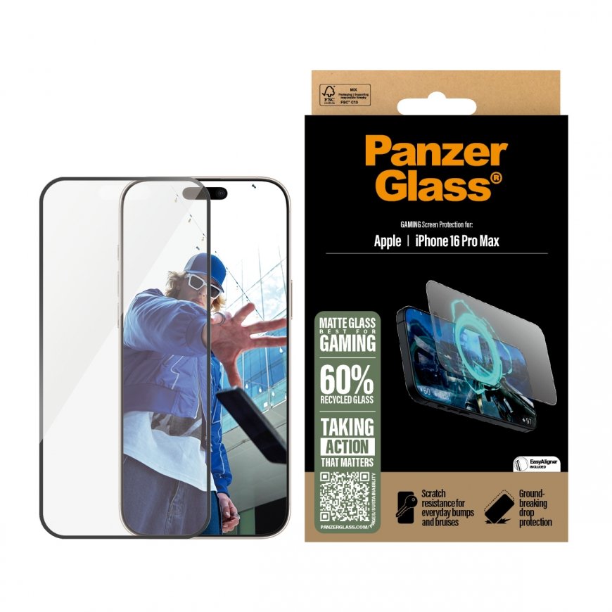 PanzerGlass ® Gaming Screen Protector iPhone 16 Pro Max | Ultra-Wide Fit Selge ekraanikaitse Apple 1 – 2