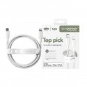 PanzerGlass empower™ by ® Racing 60W USB-C to Lightning Cable | USB 2.0 | 1.2M | Silver White USB ka PanzerGlass empower™ by ® Racing 60W USB-C to Lightning Cable | USB 2.0 | 1.2M | Silver White USB ka
