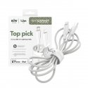 PanzerGlass empower™ by ® Racing 60W USB-C to Lightning Cable | USB 2.0 | 1.2M | Silver White USB ка PanzerGlass empower™ by ® Racing 60W USB-C to Lightning Cable | USB 2.0 | 1.2M | Silver White USB ка