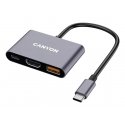 Canyon DS-4 USB Veids-C 10000 Mbit/s Pelēks Canyon DS-4 USB Veids-C 10000 Mbit/s Pelēks
