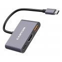 Canyon DS-4 C tipo USB 10000 Mbit/ai Pilka Canyon DS-4 C tipo USB 10000 Mbit/ai Pilka