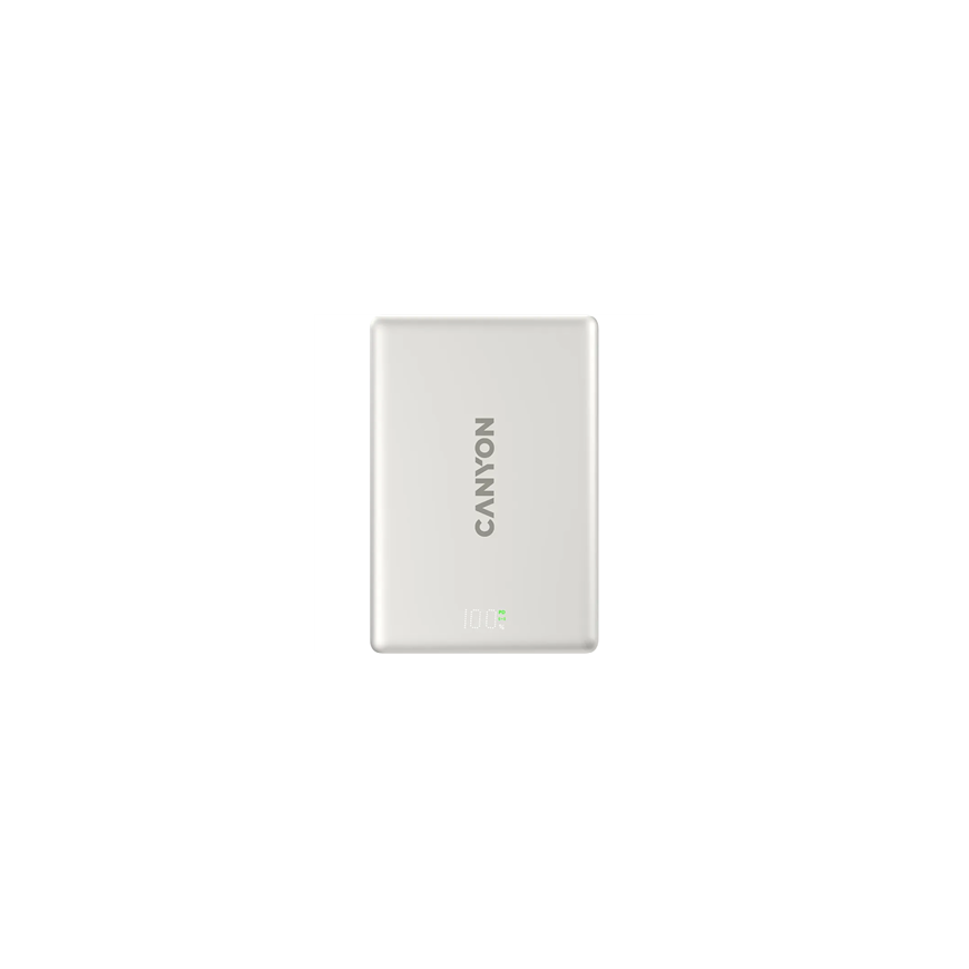 Power bank Canyon 10000mAh 20W magnētiskais, zvaigžņu pelēks
