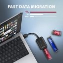 Axagon ADM2-AM USB-A 10Gbps - M.2 NVMe & SATA SSD adaptér, kabelis USB-A 10cm SSD korpusas Juoda Axagon ADM2-AM USB-A 10Gbps - M.2 NVMe & SATA SSD adaptér, kabelis USB-A 10cm SSD korpusas Juoda