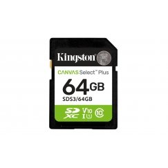 Kingston Technology Canvas Select Plus Gen3 64 GB SD UHS-I Класс 10