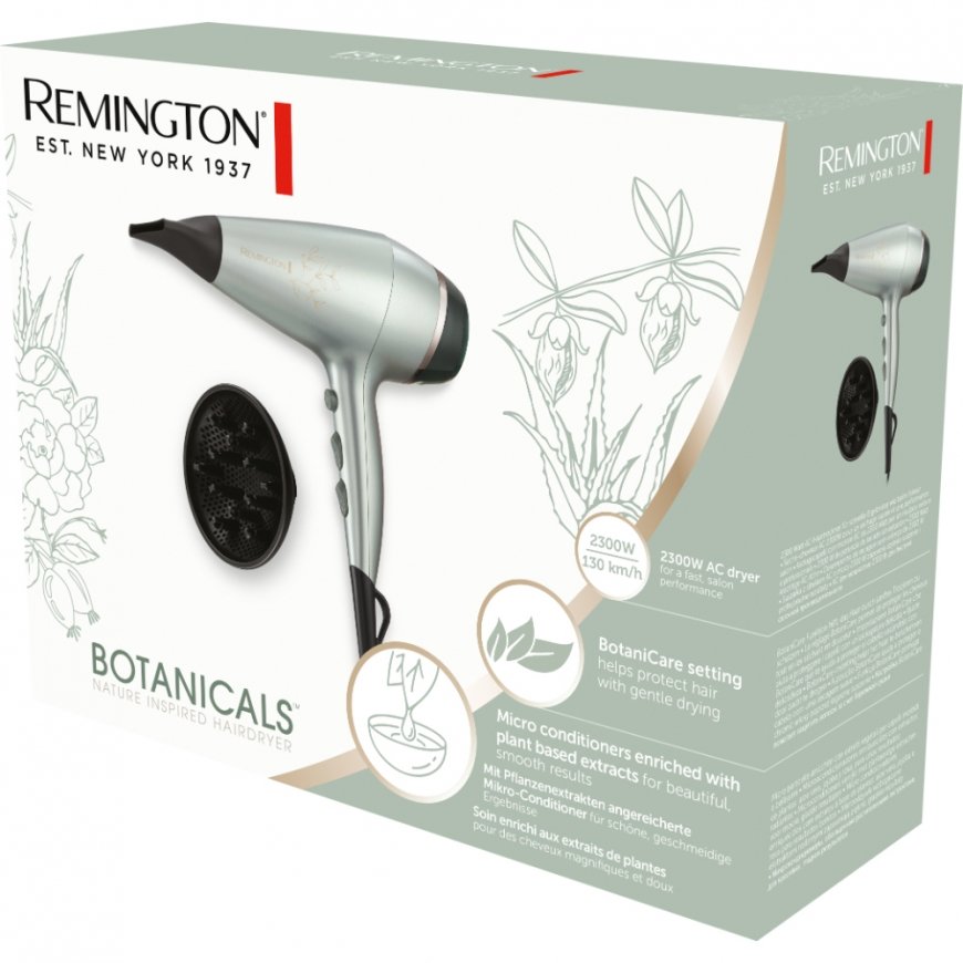 Remington AC5860 hair dryer 2300 W Black, Silver – 3