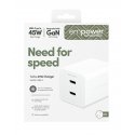 PanzerGlass empower™ by ® Turbo 45W Charger incl. 2 x USB-C | EU Plug | Silver White PanzerGlass empower™ by ® Turbo 45W Charger incl. 2 x USB-C | EU Plug | Silver White