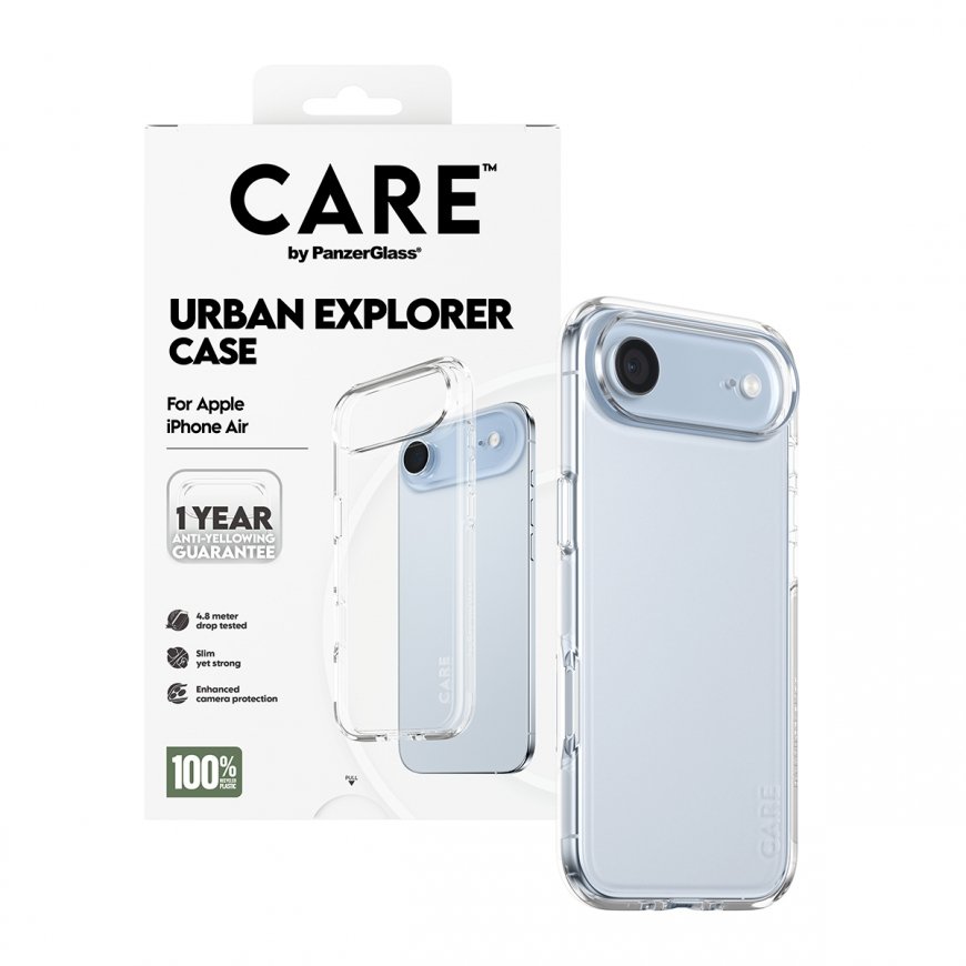 PanzerGlass CARE™ by ® Urban Explorer Case Transparent iPhone Air – 5
