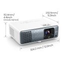 BenQ TK710 Tavaline viskeprojektor 3200 ANSI luumenit DLP UHD 4K (3840x2160) 3D-ühilduvus Must, Valg BenQ TK710 Tavaline viskeprojektor 3200 ANSI luumenit DLP UHD 4K (3840x2160) 3D-ühilduvus Must, Valg