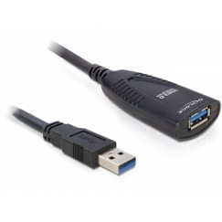 DeLOCK USB 3.0 5m USB кабель USB 3.2 Gen 1 (3.1 Gen 1) Черный