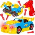 RoGer Интерактивный Конструктор‑Автомобиль Для Сборки С Подсветкой И Звуком