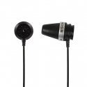 Koss IN THE EAR EARBUDS Austiņas Vadu Ausīs Mūzika Melns