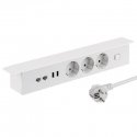 Spacetronik Baro bloks 2xAC 1xUSB 1xUSB-C SPS-PS01W Spacetronik Baro bloks 2xAC 1xUSB 1xUSB-C SPS-PS01W