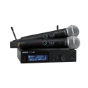 Shure SLXD24DE/SM58-G59 - dvigubas skaitmeninis belaidis sistema su dviem siųstuvais/leistuvais (470 - 514 MHz) Shure SLXD24DE/SM58-G59 - dvigubas skaitmeninis belaidis sistema su dviem siųstuvais/leistuvais (470 - 514 MHz)