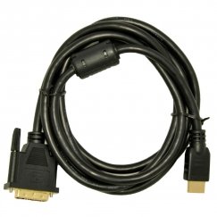 Akyga AK-AV-11 video kabeļu aksesuārs 1,8 m HDMI Type A (Standard) DVI-D Melns