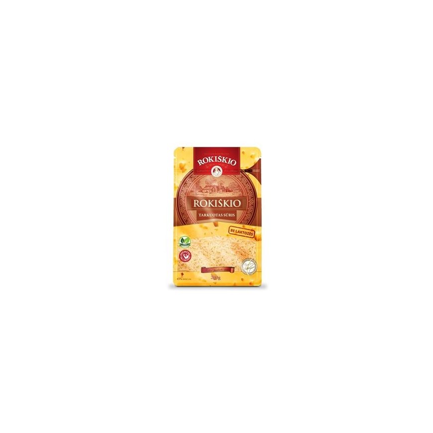 Tarkuotas sūris "Rokiškio" 45%, 200 g