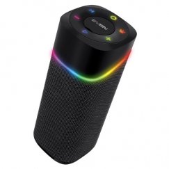 2.0 kannettava kaiutin SVEN PS-155, musta, teho 2x5 W (RMS), TWS, Bluetooth, FM, USB, litiumakku