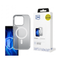 Case Apple iPhone 13 - 3mk Frosty MagCase White Case Apple iPhone 13 - 3mk Frosty MagCase White