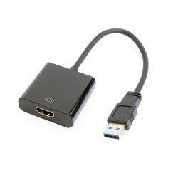 Gembird A-USB3-HDMI-02 USB grafiskais adapteris 1920 x 1080 pikseļi Melns