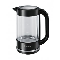 Bosch TWK70B03 elektrinis virdulys 1,7 L 2400 W Juoda, Permatomas