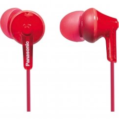 Panasonic RP-HJE125E-R austiņas un brīvroku komplekts Vadu Ausīs Mūzika Sarkans