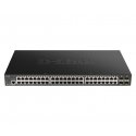 D-Link DGS-1250-52XMP Valdomas L3 Maitinimas per Eternetą (PoE) Juoda D-Link DGS-1250-52XMP Valdomas L3 Maitinimas per Eternetą (PoE) Juoda