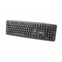 Esperanza TKR101 keyboard Office USB QWERTY English, Russian Black Esperanza TKR101 keyboard Office USB QWERTY English, Russian Black