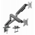 Gembird MA-DA2-05 monitoriaus laikiklis arba stovas 81,3 cm (32") Stalas Pilka Gembird MA-DA2-05 monitoriaus laikiklis arba stovas 81,3 cm (32") Stalas Pilka