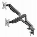 Gembird MA-DA2-05 monitora stiprinājums un statīvs 81,3 cm (32") Galds Pelēks Gembird MA-DA2-05 monitora stiprinājums un statīvs 81,3 cm (32") Galds Pelēks